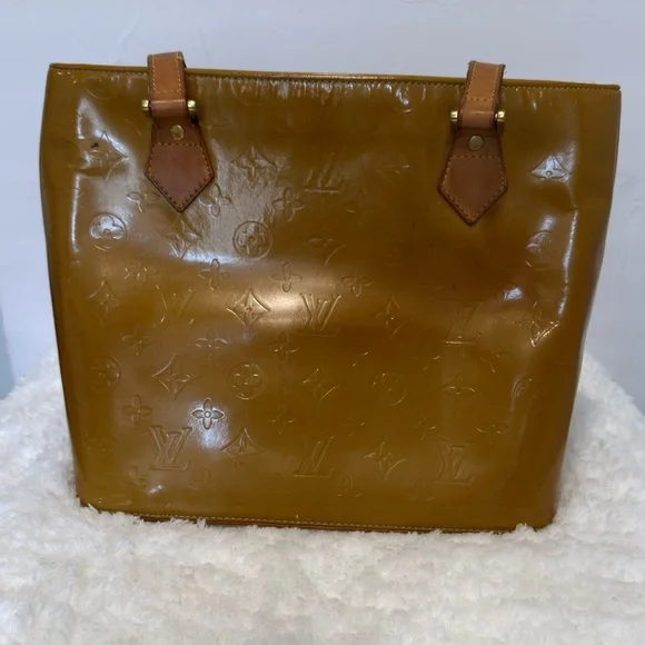 Vintage Louis Vuitton Cognac Monogram Vernis Tote - Picture 1 of 16